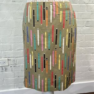 Anthropologie Elevenses No. 2 Pencil Skirt